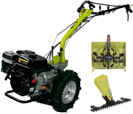 Oferta Segadora Peine y Motocultor Zuperverde 6,5 Cv
